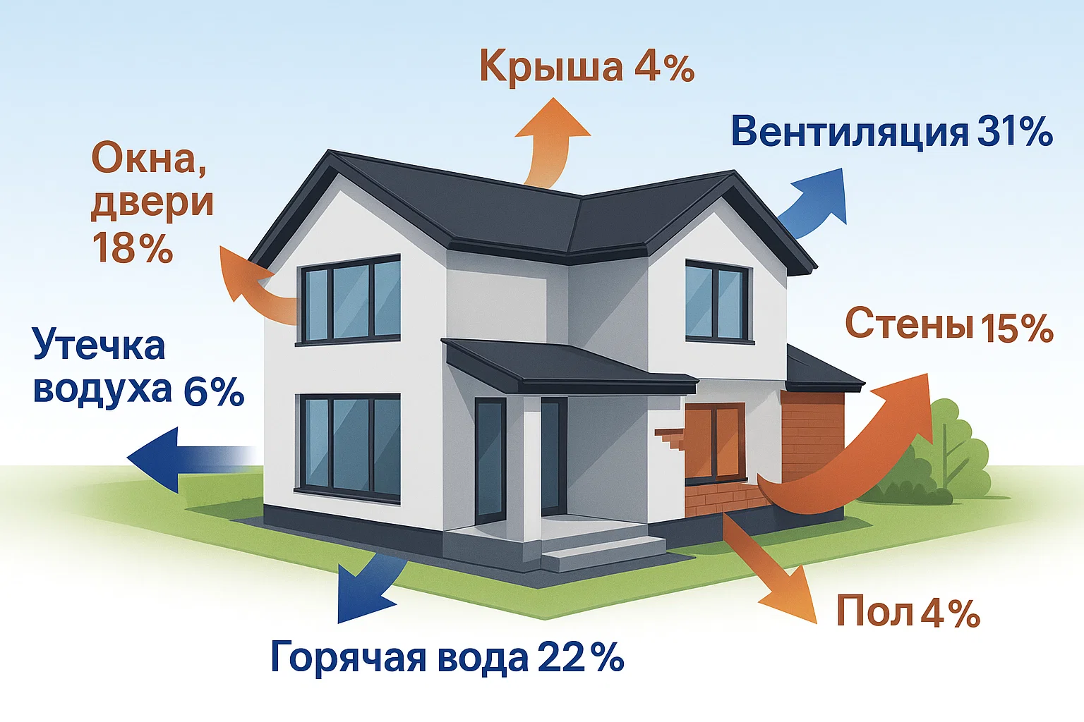 Нормы теплопотерь дома