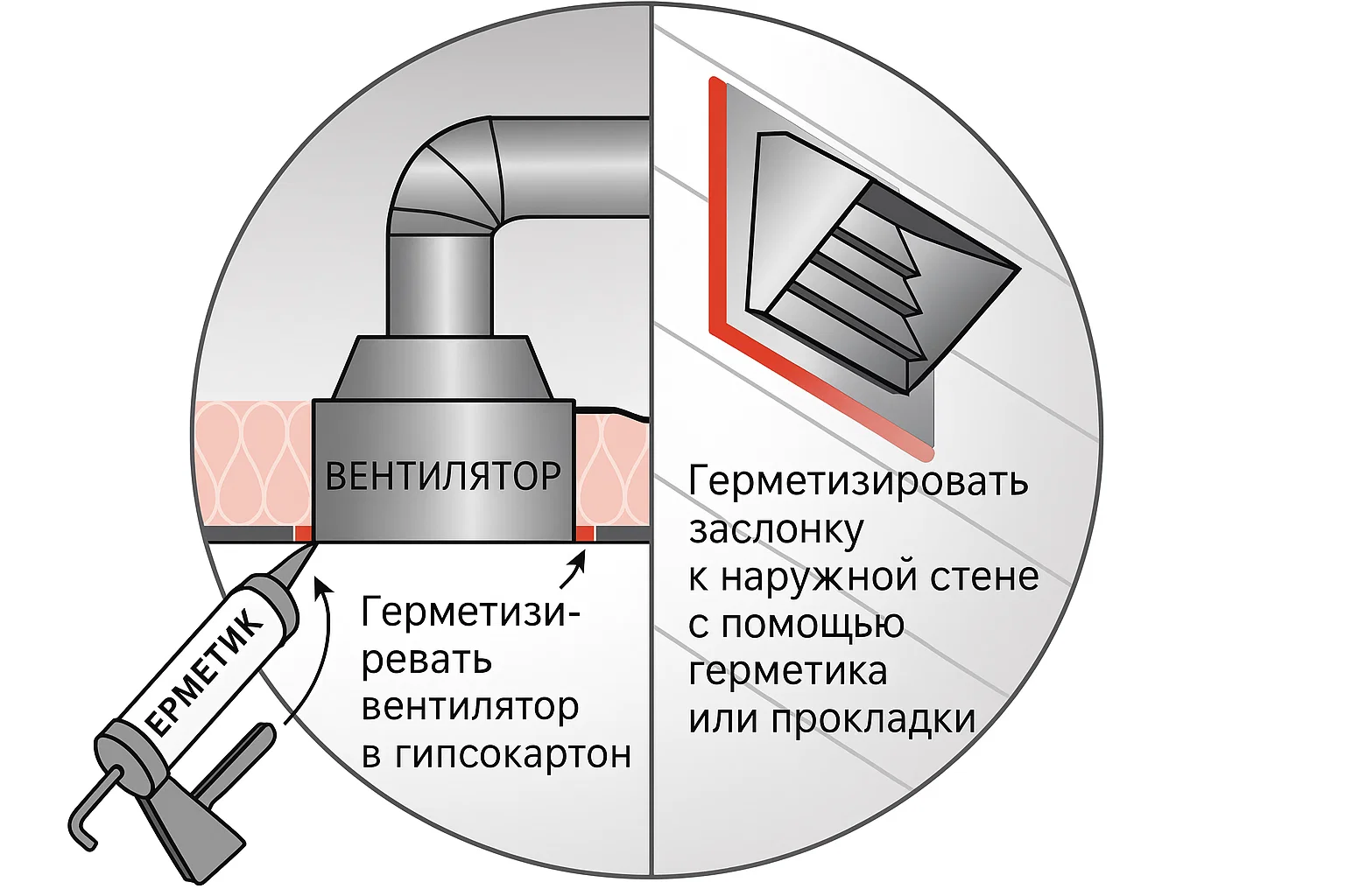 Герметик для вентиляции