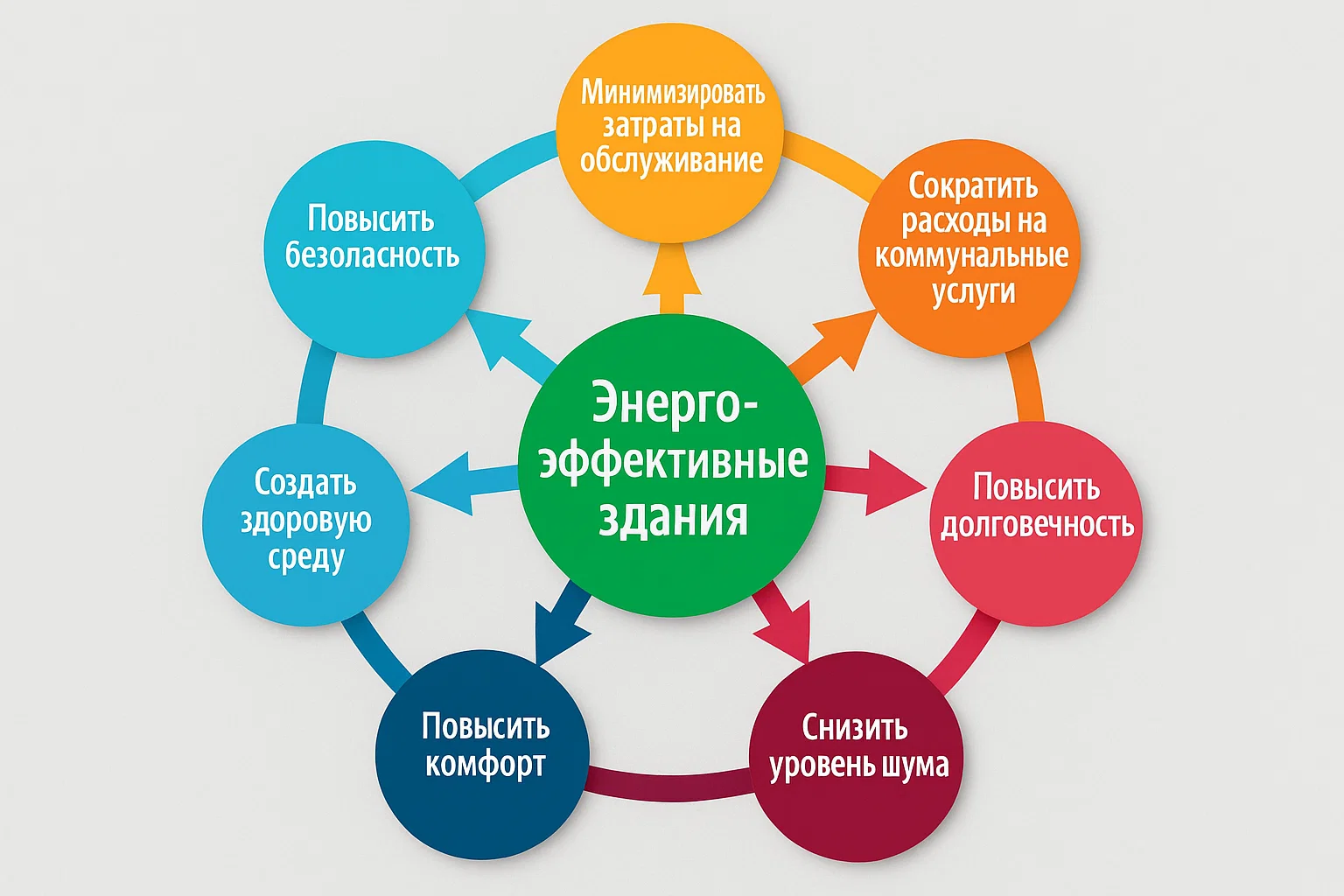 Инженерные решения обеспечения энергоэффективности зданий