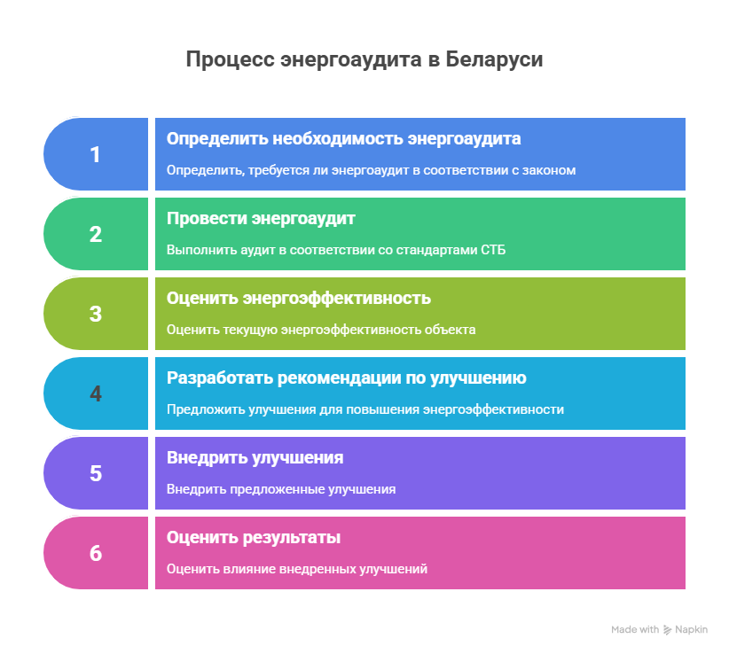 Процесс энергоаудита в Беларуси