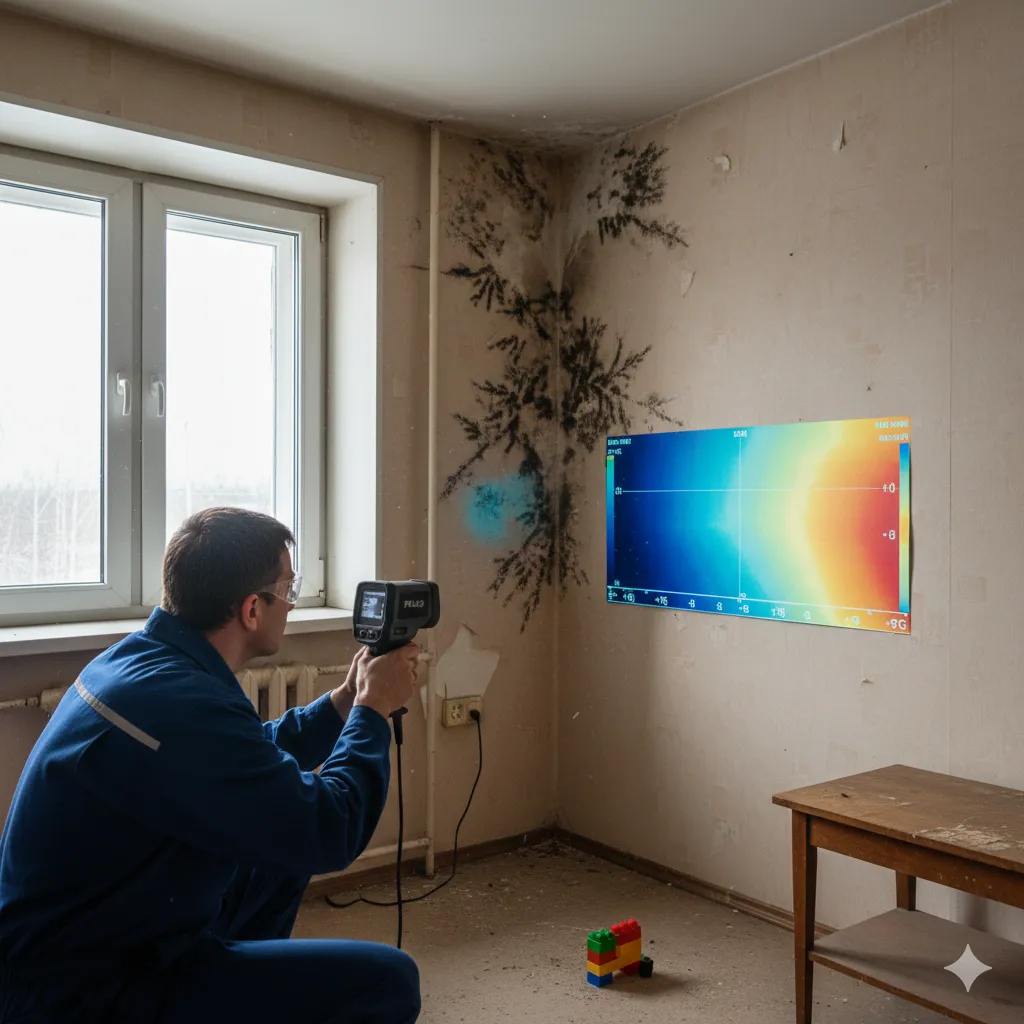 плесень на стенах в квартире причины