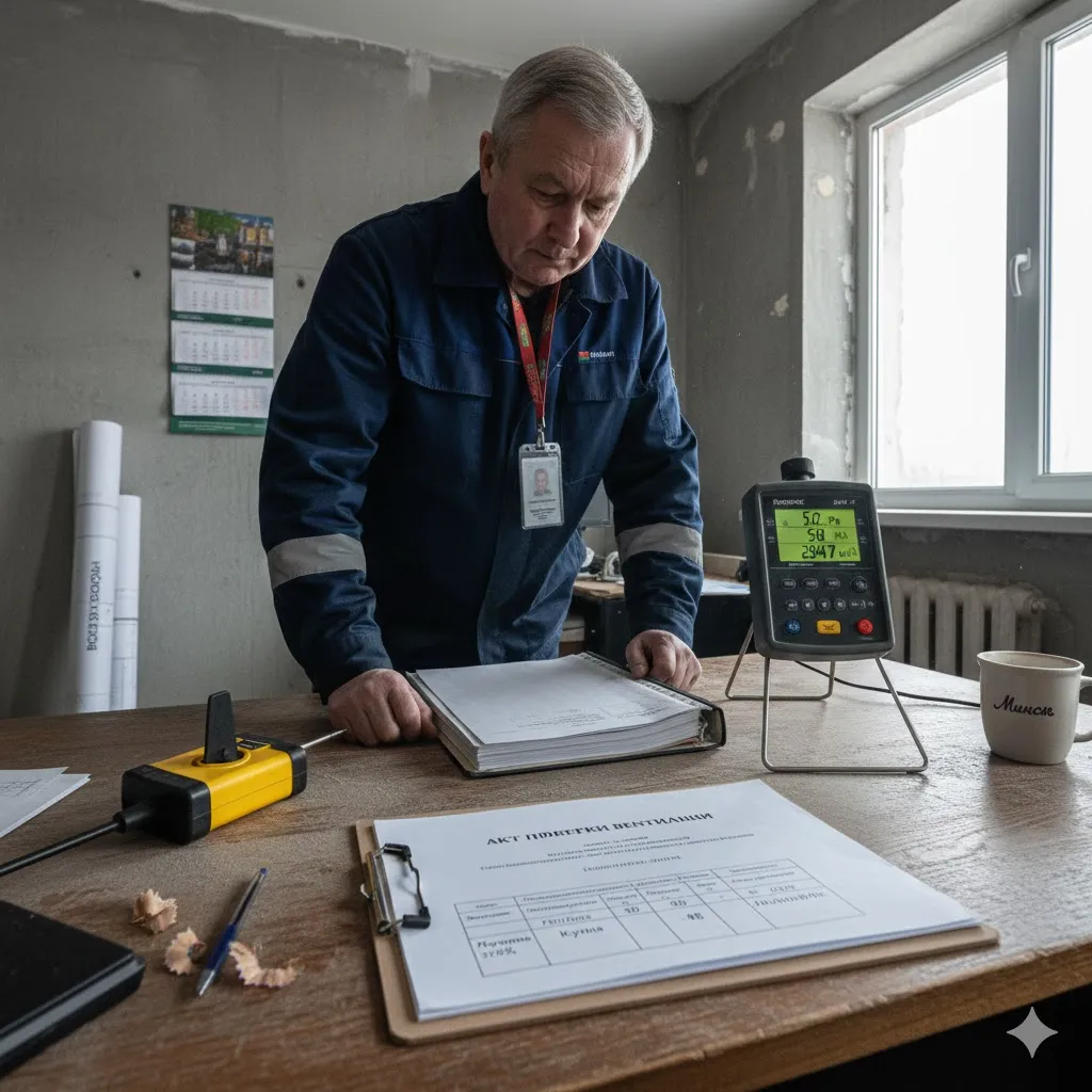 акт проверки вентиляции